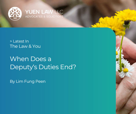 When Does a Deputy Duties End